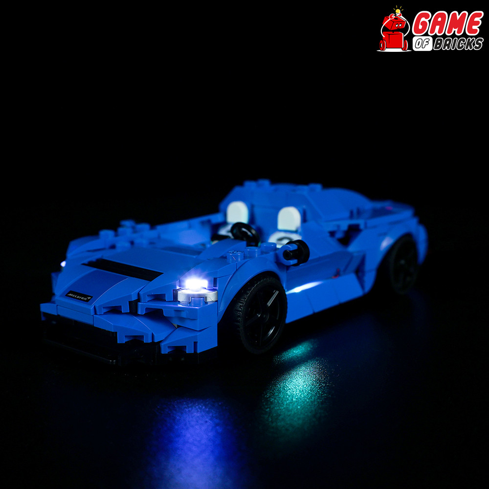 LED Light Kit for McLaren Elva - Compatible with LEGO® 76902 Set