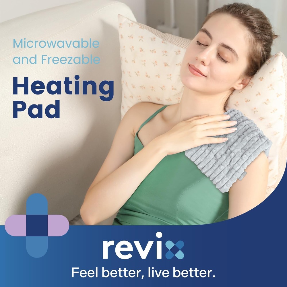 REVIX Microwave Heating Pad, 6 * 12" Multipurpose Heating Pad Microwavable wi...