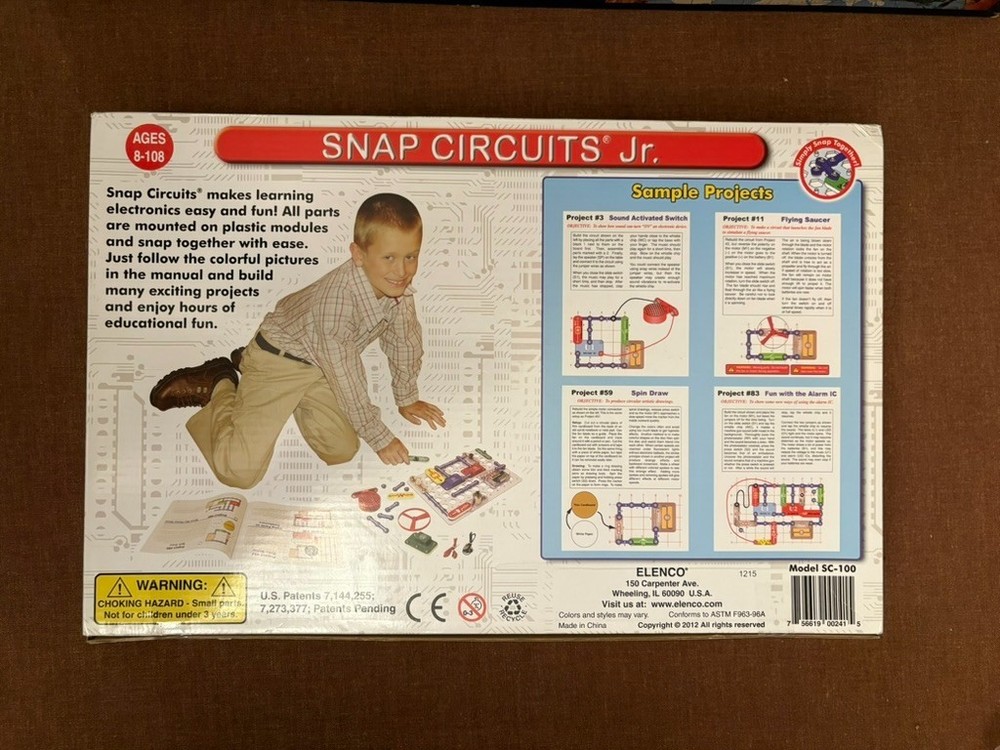 ELENCO Snap Circuits Jr.� 100 Experiments Electronics Discovery Kit