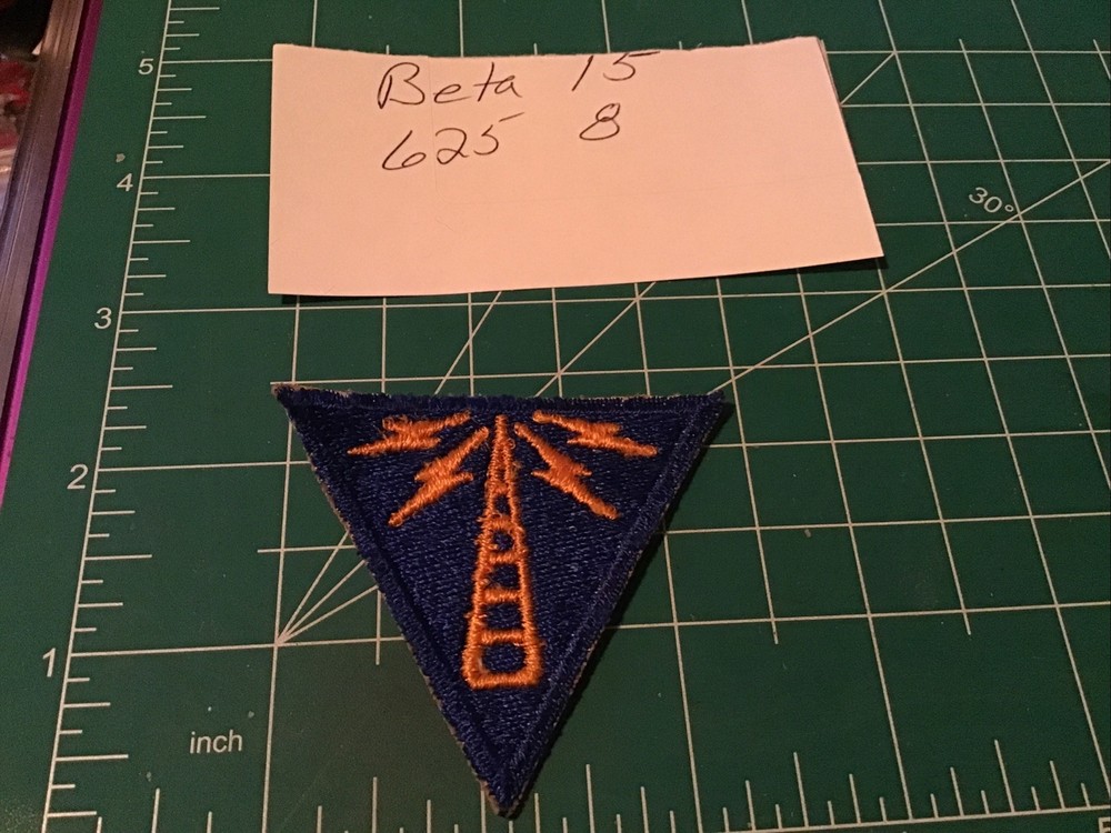 WW2 Air Force Communications Specialist Patch Snow Back