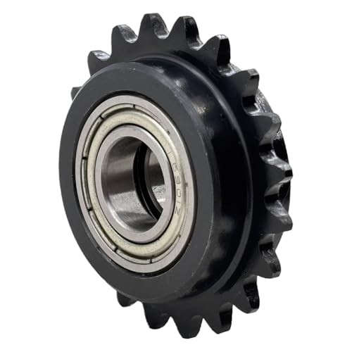#25 Roller Chain Idler Sprocket Type C 12mm bore 20 Tooth with Insert Double