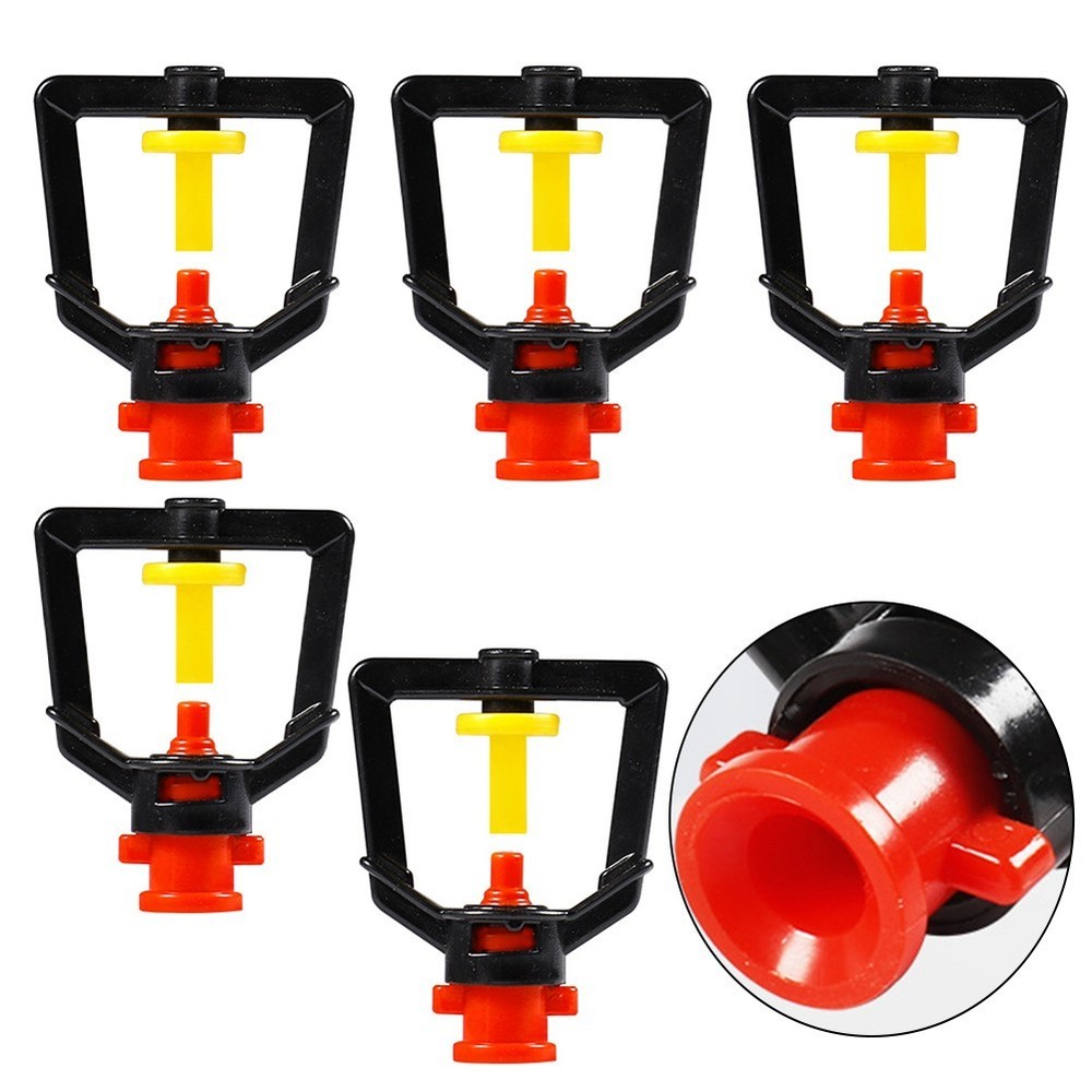Garden Irrigation 5pcs Misting System with Wide Coverage and Easy Setup