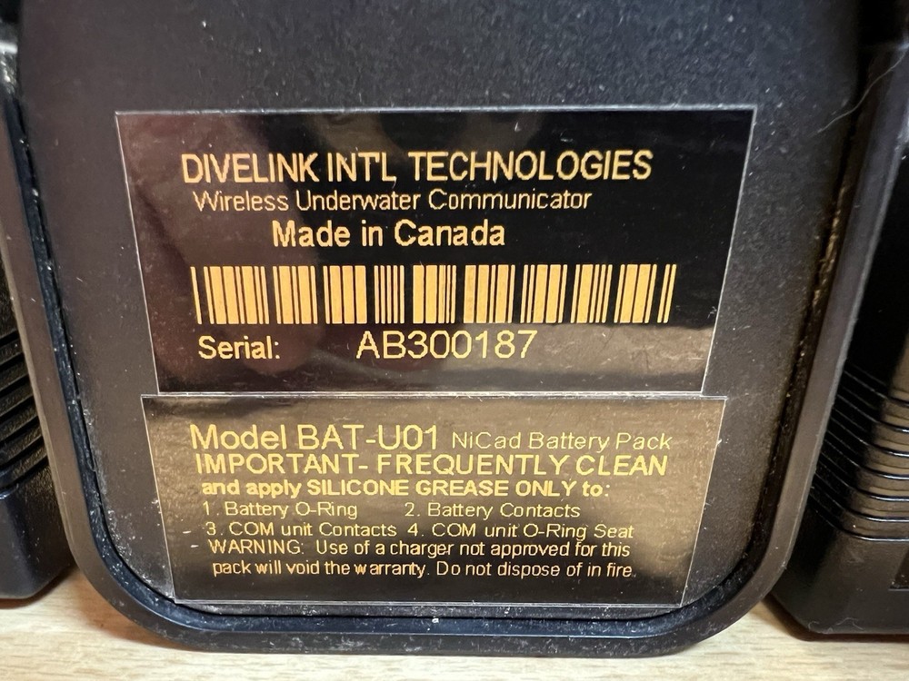 Divelink Int’l Technologies Wireless Underwater Technologies Wireless Comm 3 Lot