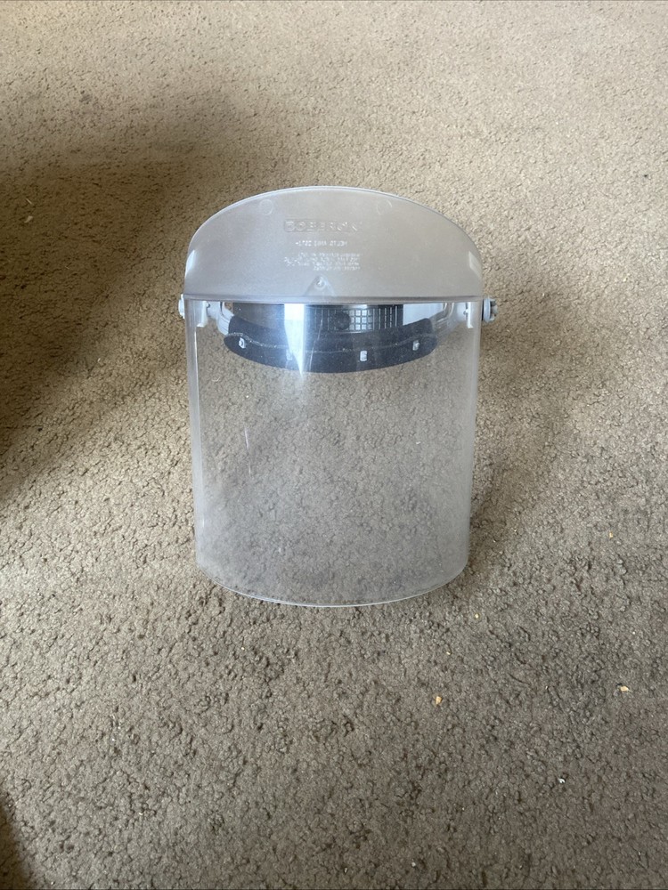 Oberon Polycarbonate Clear Face Shield With Ratchet Headgear