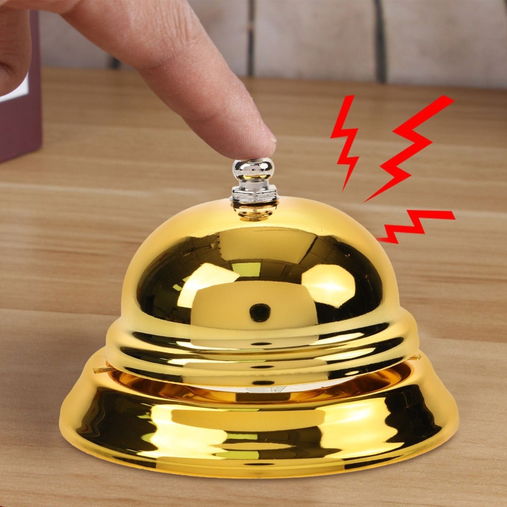Metal Pressing Service Bell Reception Bell for Restaurant Kitchen