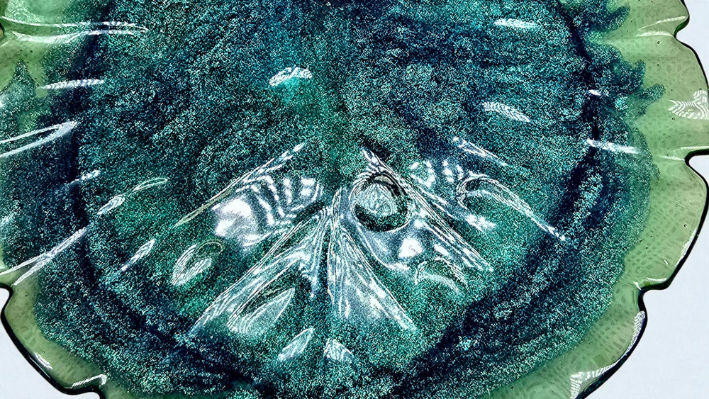 Resin Leaf Tray Set of 2