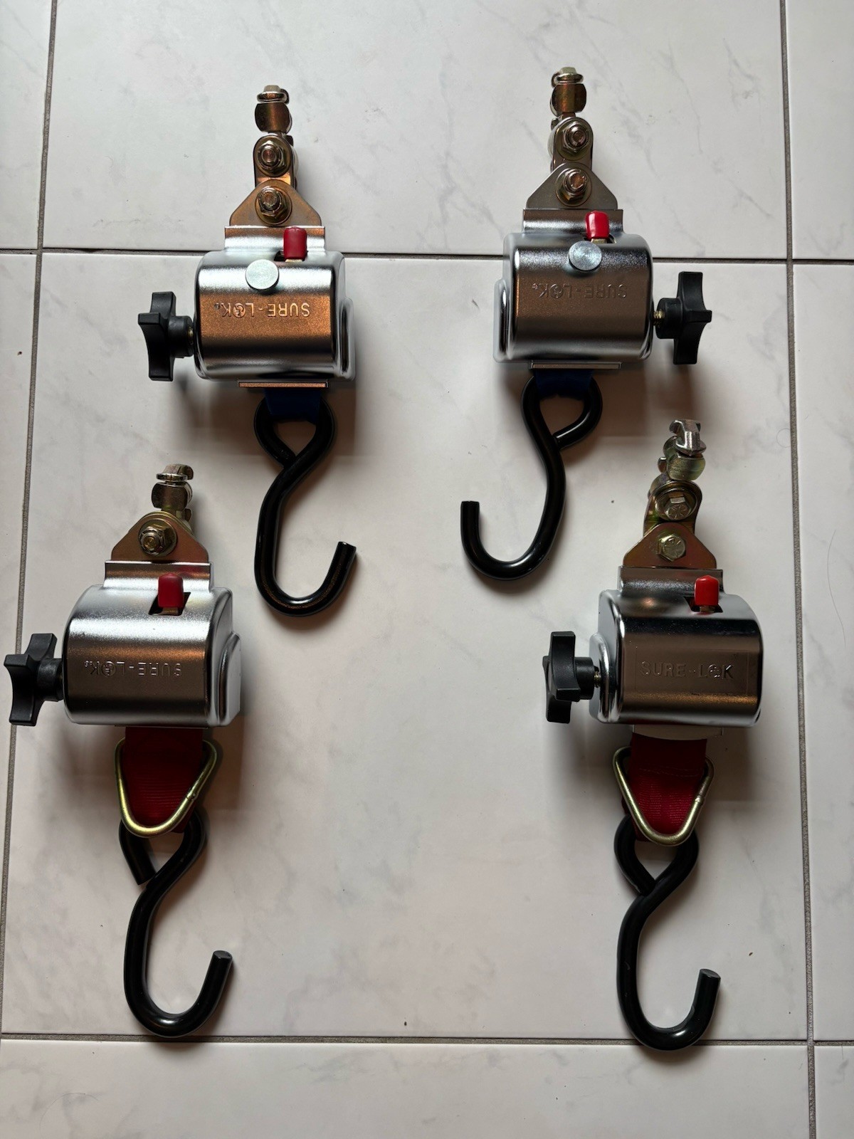 Sure-lok Wheelchair van Tie-down system for L-track