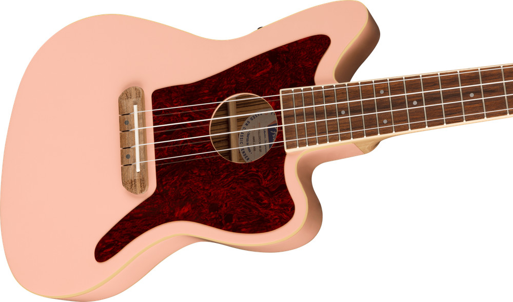 Fender Fullerton Jazzmaster Ukulele Shell Pink