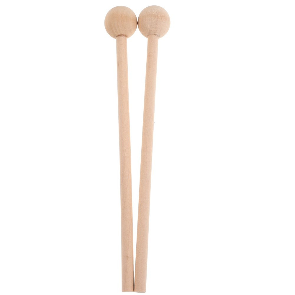 2 Pcs Empty Drum Hammer Xylophone Sticks Bell Mallets Percussion