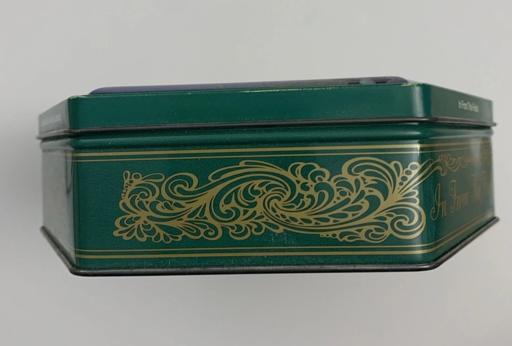 1998 Darrell Bush Empty Tin Container 6” DUCKS Pattern “In From The Woods”