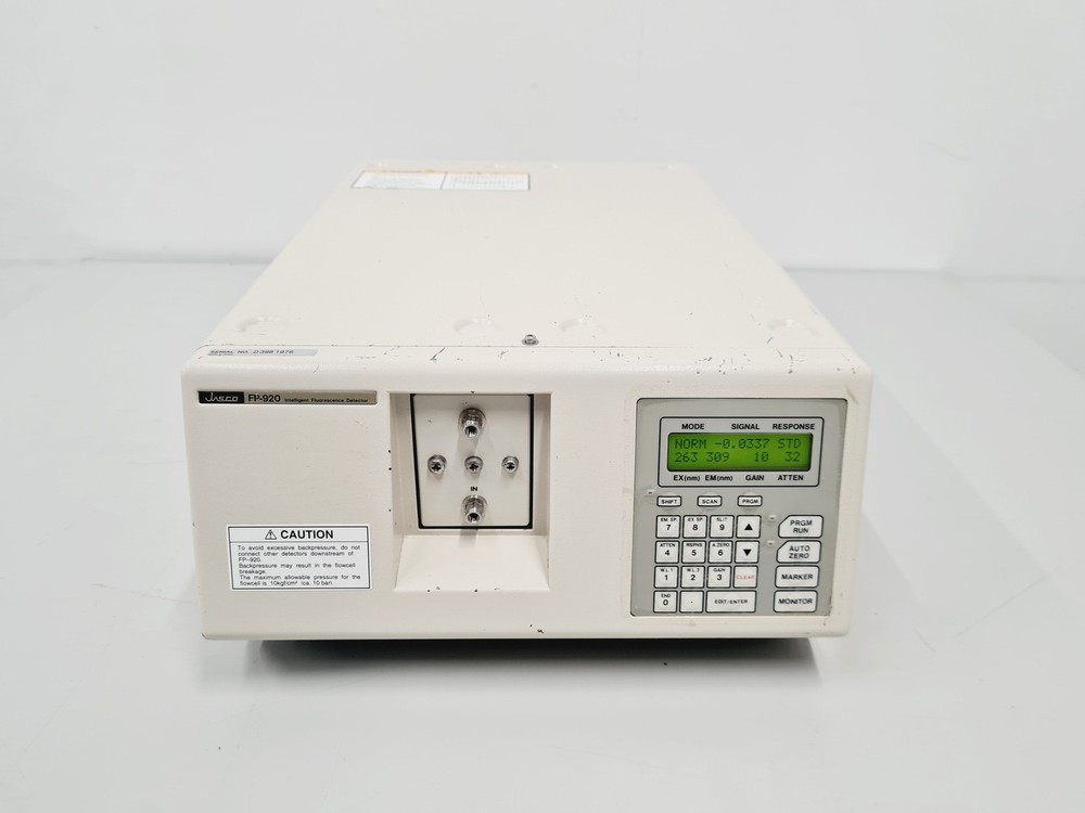 Jasco FP-920 Intelligent Fluorescence Detector Lab