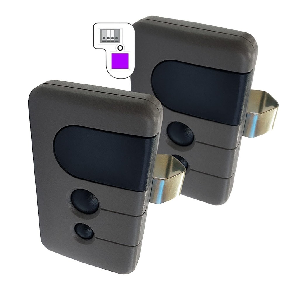 2-Pack Sears Craftsman 3-Button Garage Door Remote Control - Compatible with ...