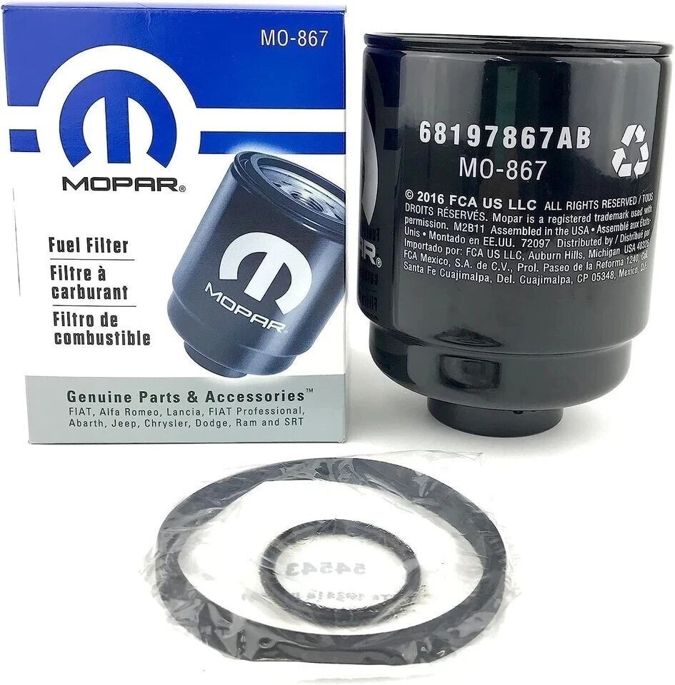 Mopar OEM Fuel & Oil Filter Kit for Ram 2500 3500 6.7L Cummins Diesel 2013-18