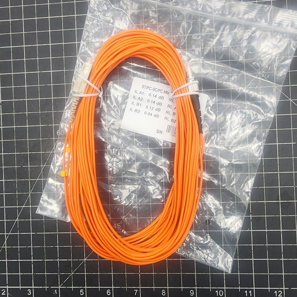ST to SC Multimode Patch Cable ST/PC-SC/PC MM 62.5/125 DX 10M [A8B1]