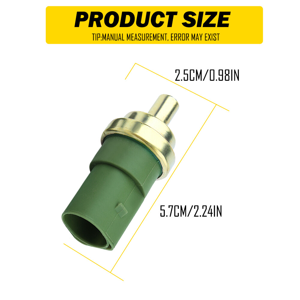 Coolant Temperature Sensor Water Temp Switch For Audi Volkswagen VW Golf Beetle