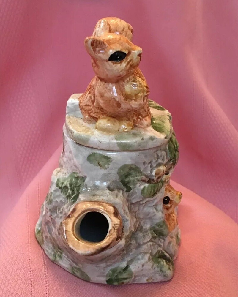 Squirrel Teapot Cook’s Bazaar TWC Ceramic Easter Spring Tree Tea Pot New