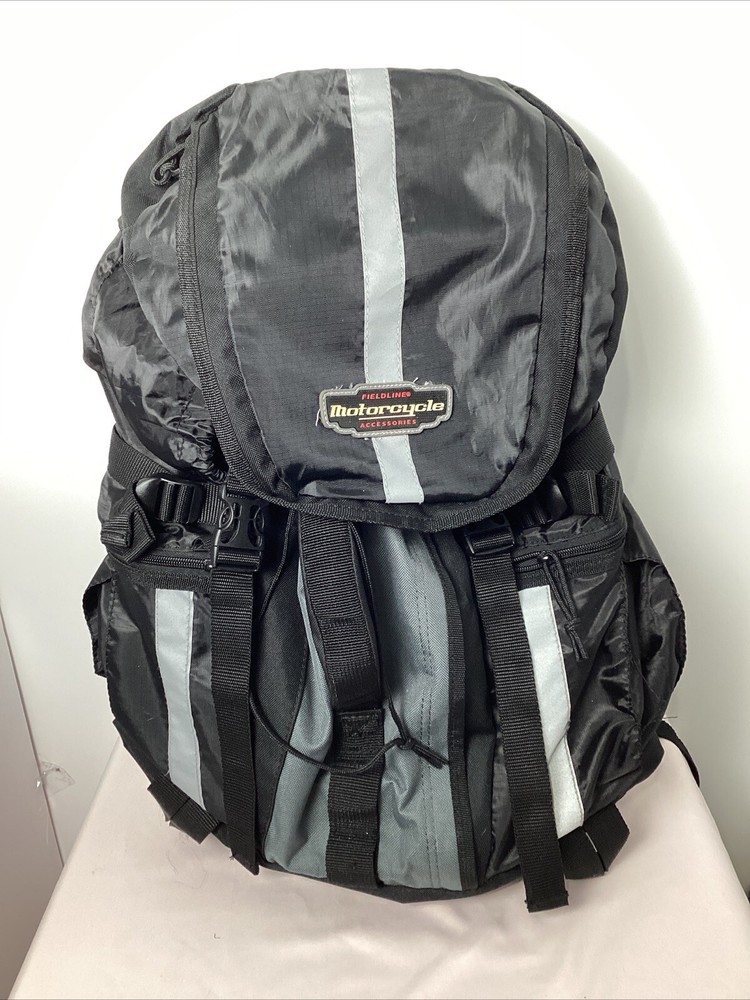 Fieldline Motorcycle Bag Accessories Large Backpack Ride Trip Adjustable Pockets