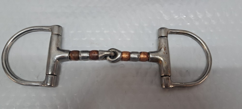 Egg Butt Snaffle Bit Horse Riding with Copper Roller