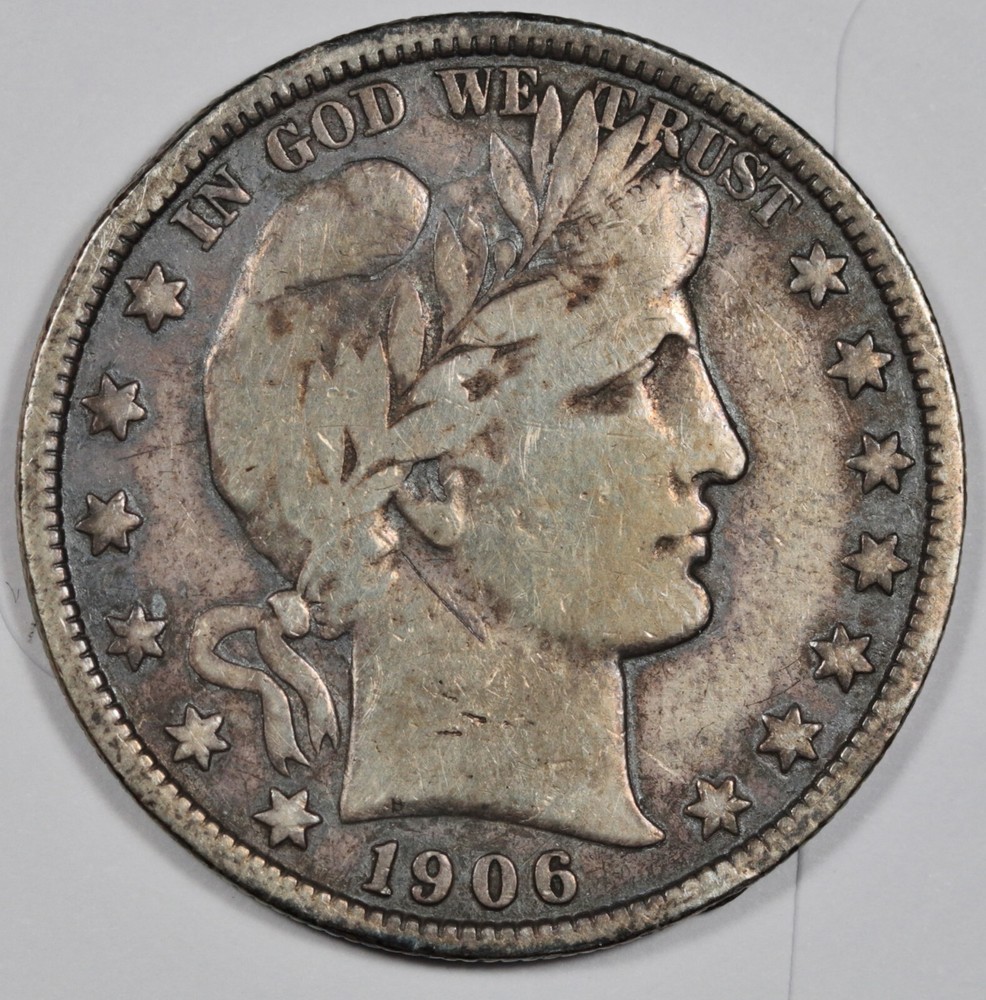 1906 Barber Half.  Fine.   201169
