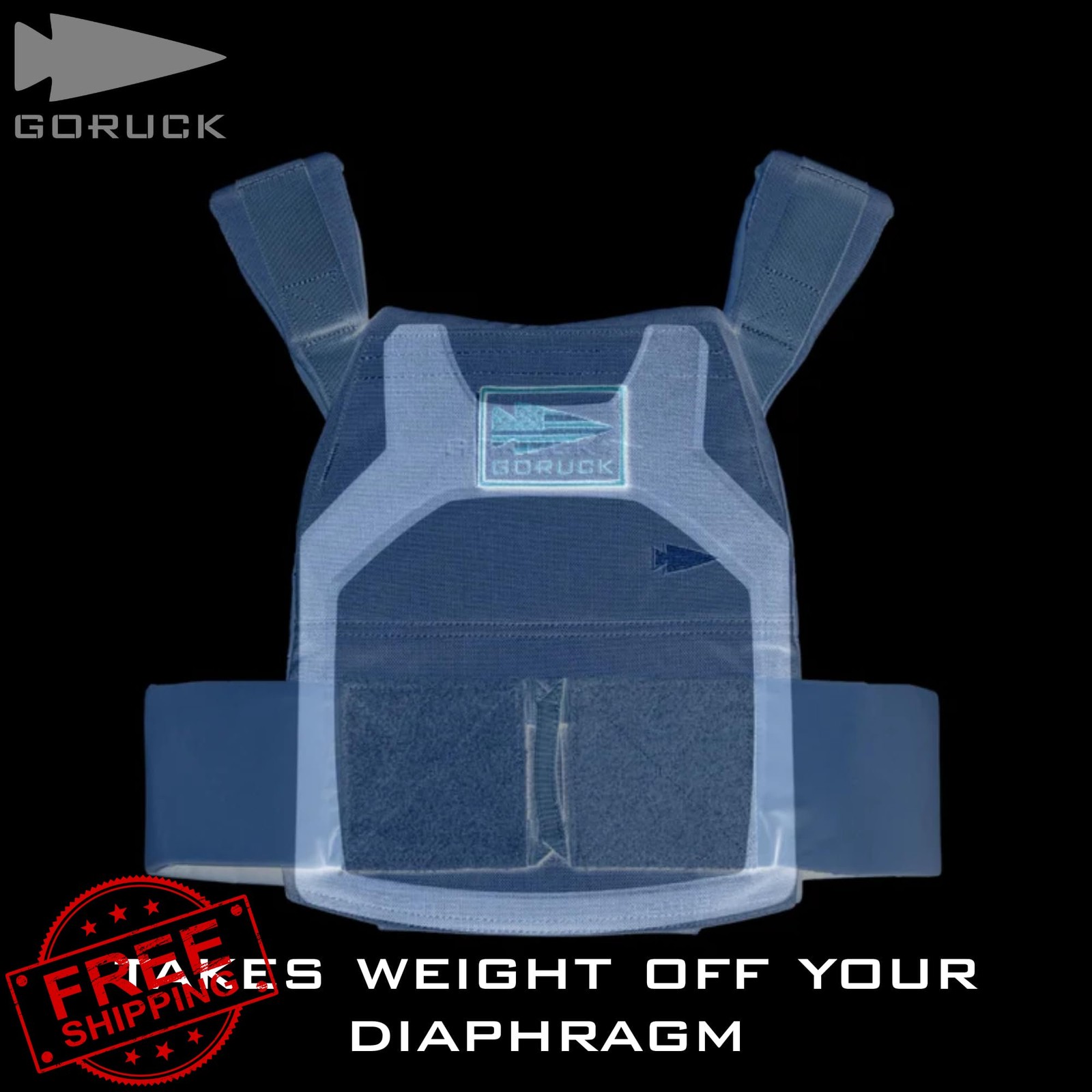 GORUCK Ruck Plate 9.25LB 6.25LB Curved Vest Weight 2 Pack