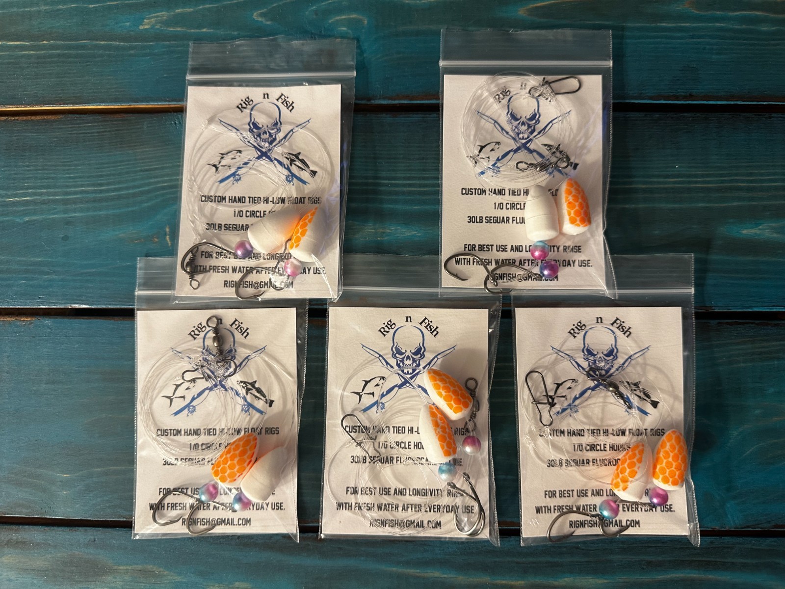 Premium Pompano Rig "Sand Flea-Coquina Clam" Fishing Rigs Pompano Whiting Spots