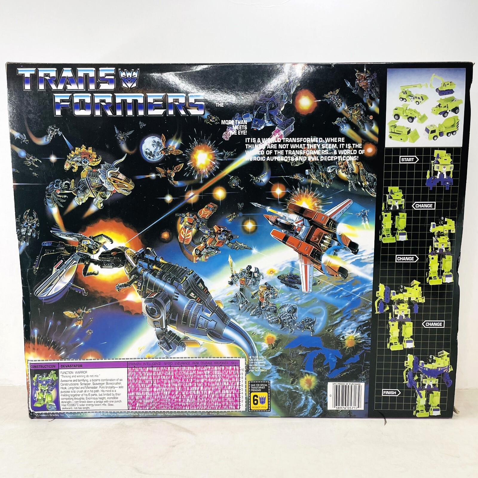 Transformers G1 Constructicon Devastator Transforming Toy Figures Re-Issue Ver.