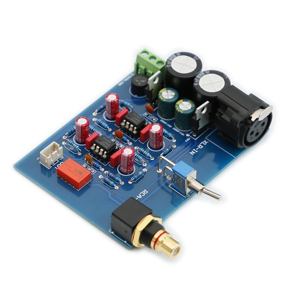 1pc Balanced Unbalanced Input to Balanced Output Card （Mono）