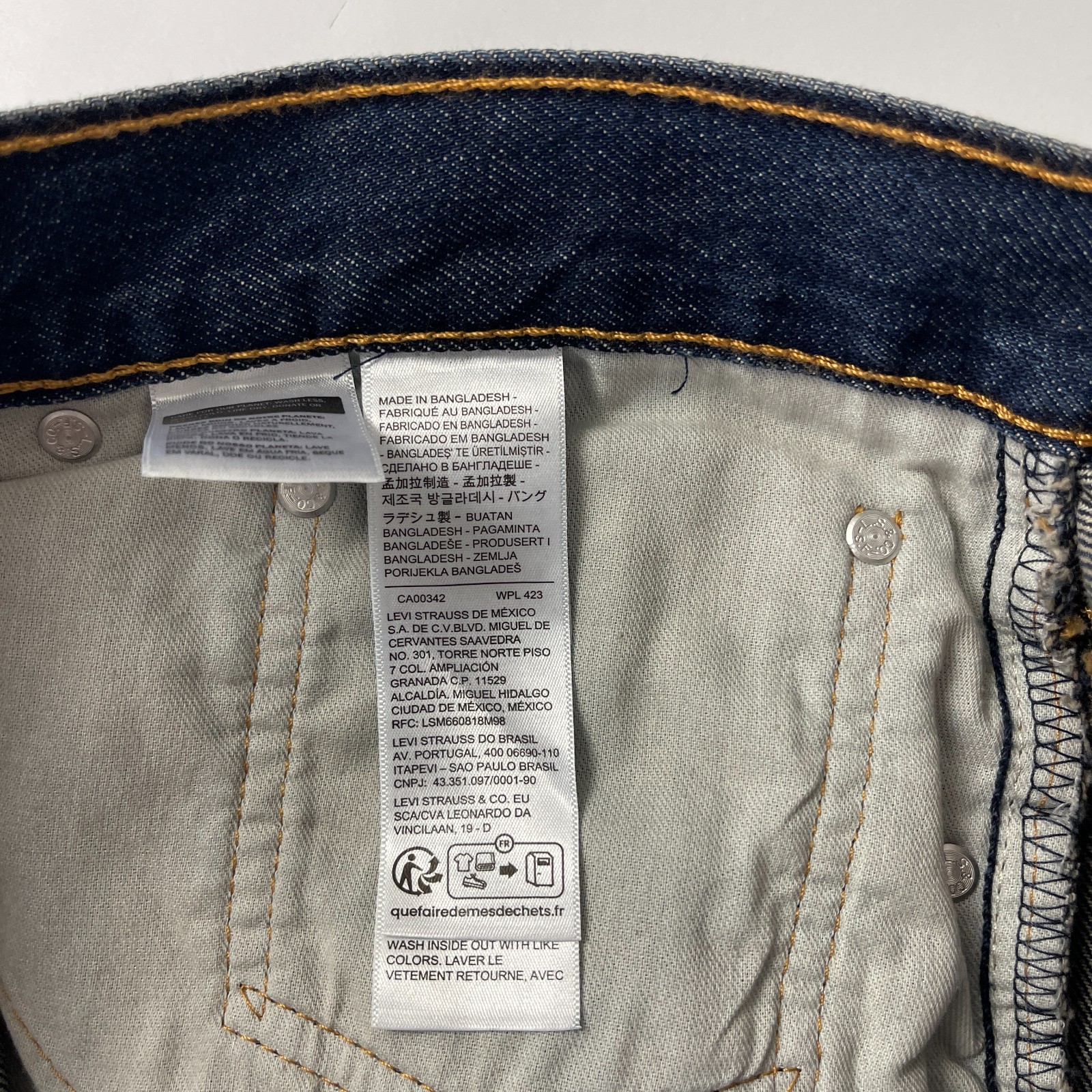 Levis Jeans Mens 36x30 Blue 578 Baggy Dark Wash Denim Y2K Skater Wide Leg NEW