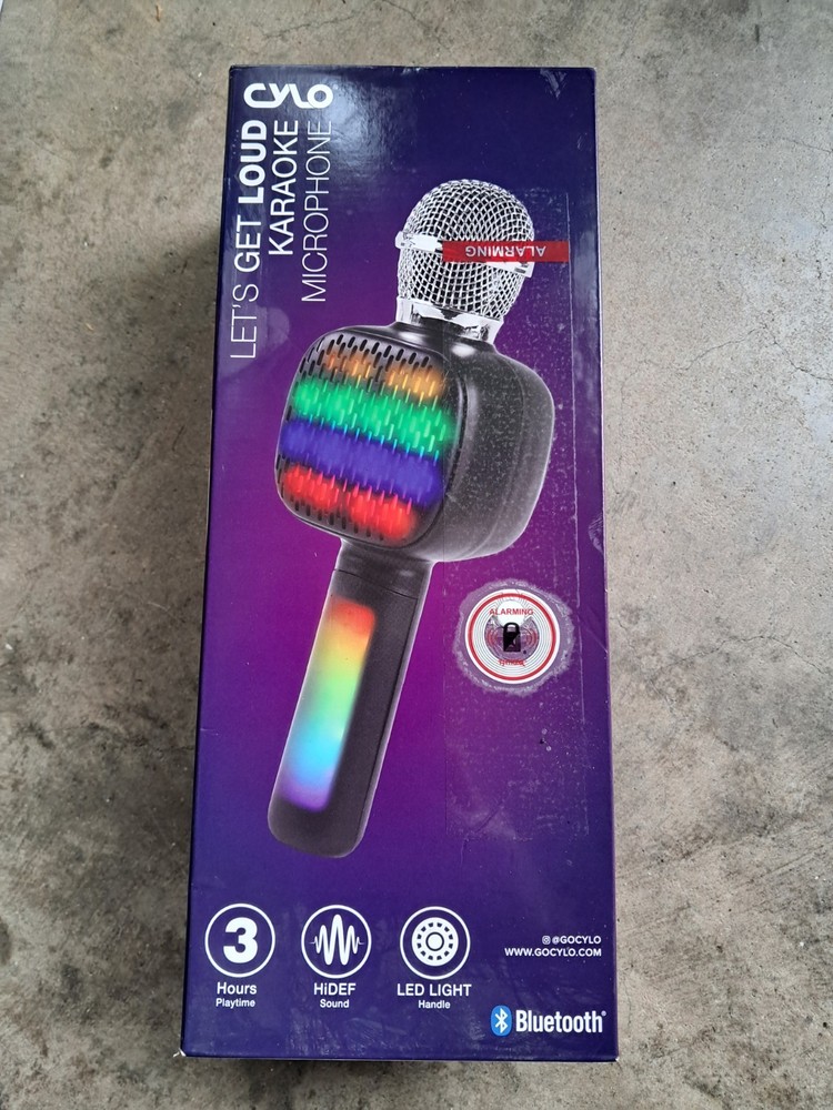 Cylo Lets Get Loud Karaoke Microphone