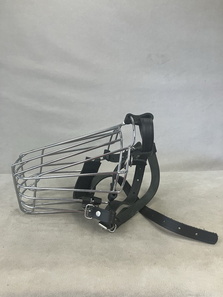 Bronzedog wire basket muzzle designed for large dog breeds