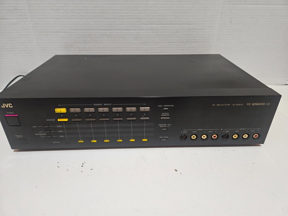 JVC Model JX-S900 AV Selector Switch – High-End Component, Tested & Working