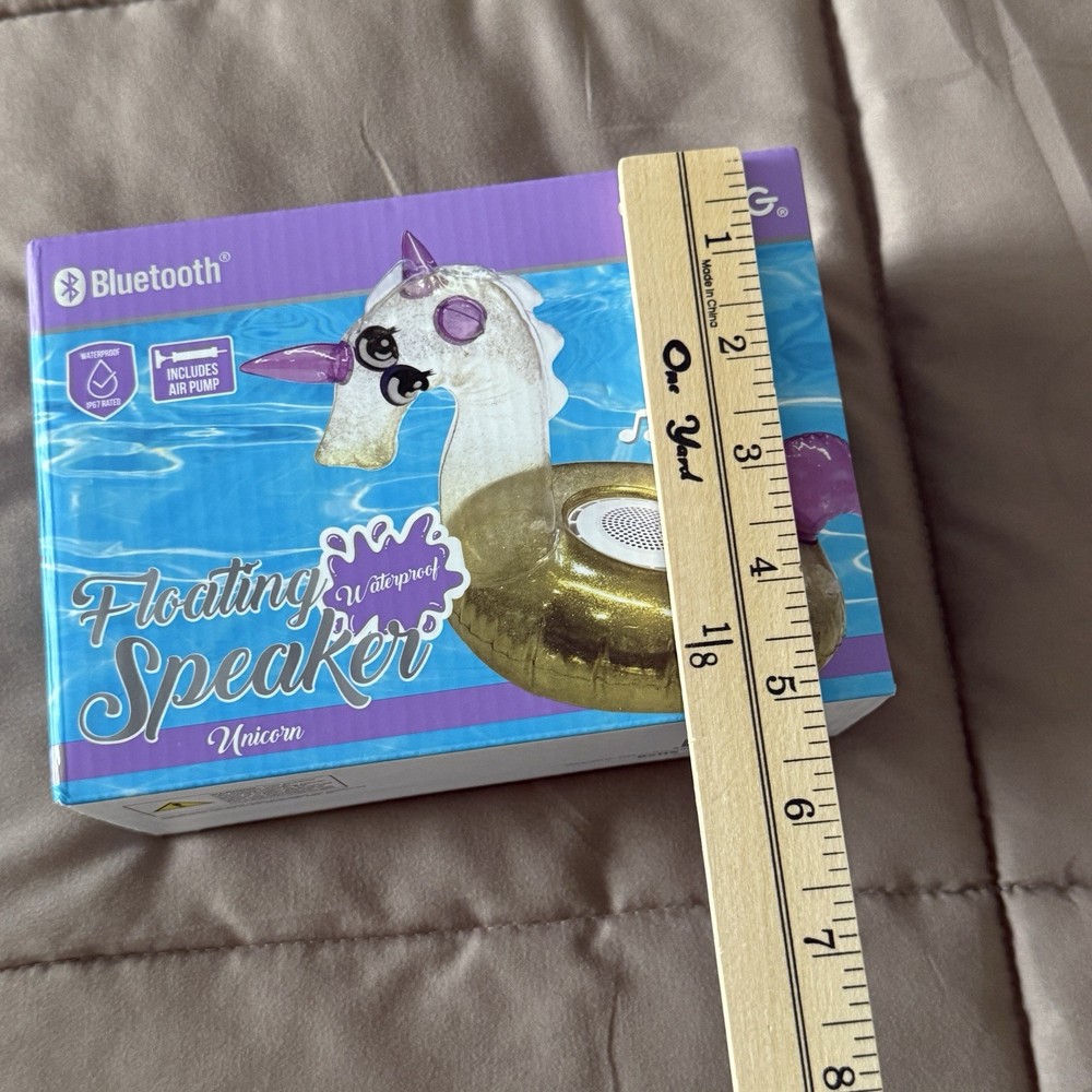 Flouting Bluetooth Speaker Colorful Unicorn Pool Includes Pump Waterproof