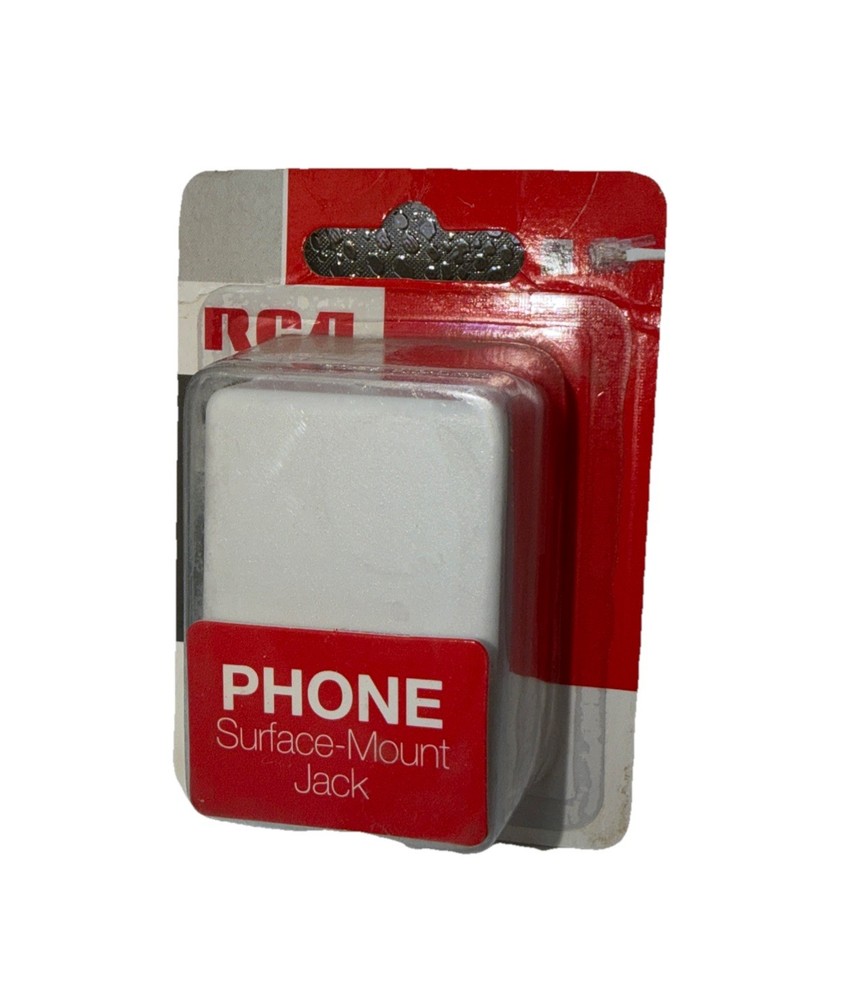 RCA TP2662WHR Phone Surface-Mount 2 Jack Connector  {108}