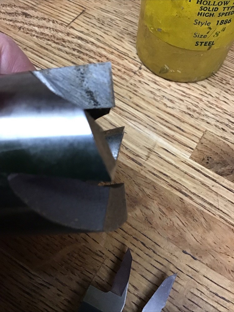 MORSE 7/8”. ( 1 3/4” ) Hollow Mill Solid Type High Speed 1886 Type