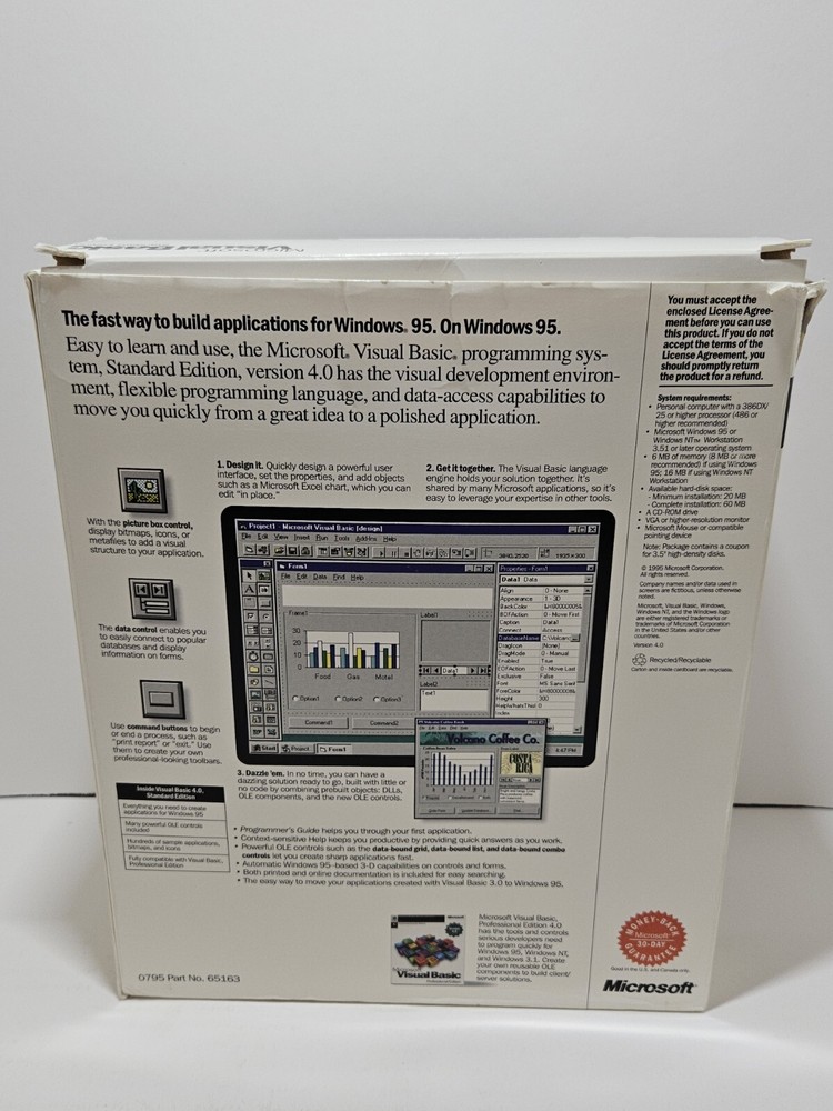 Microsoft Visual Basic Stadard Edition Version 4.0