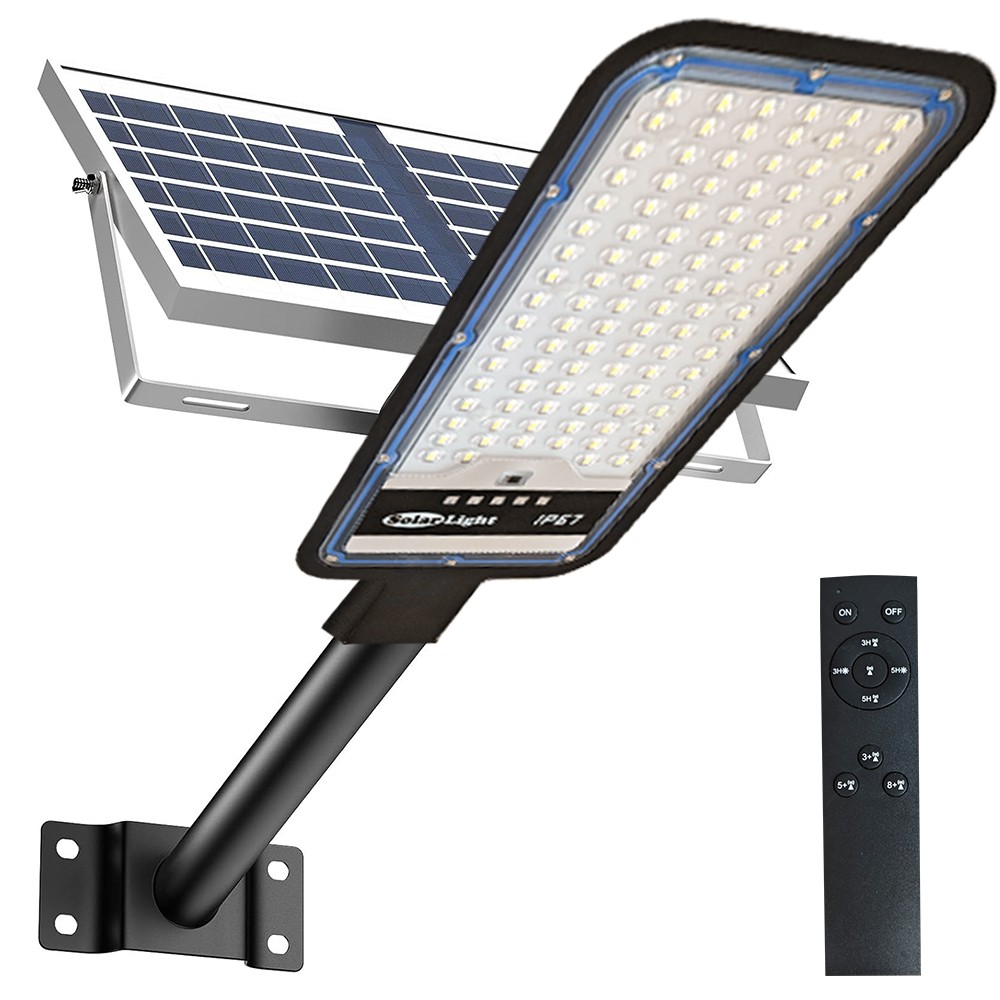 Commercial Solar Street Lights Outdoor Dusk to Dawn Solar Super Bright Aluminum