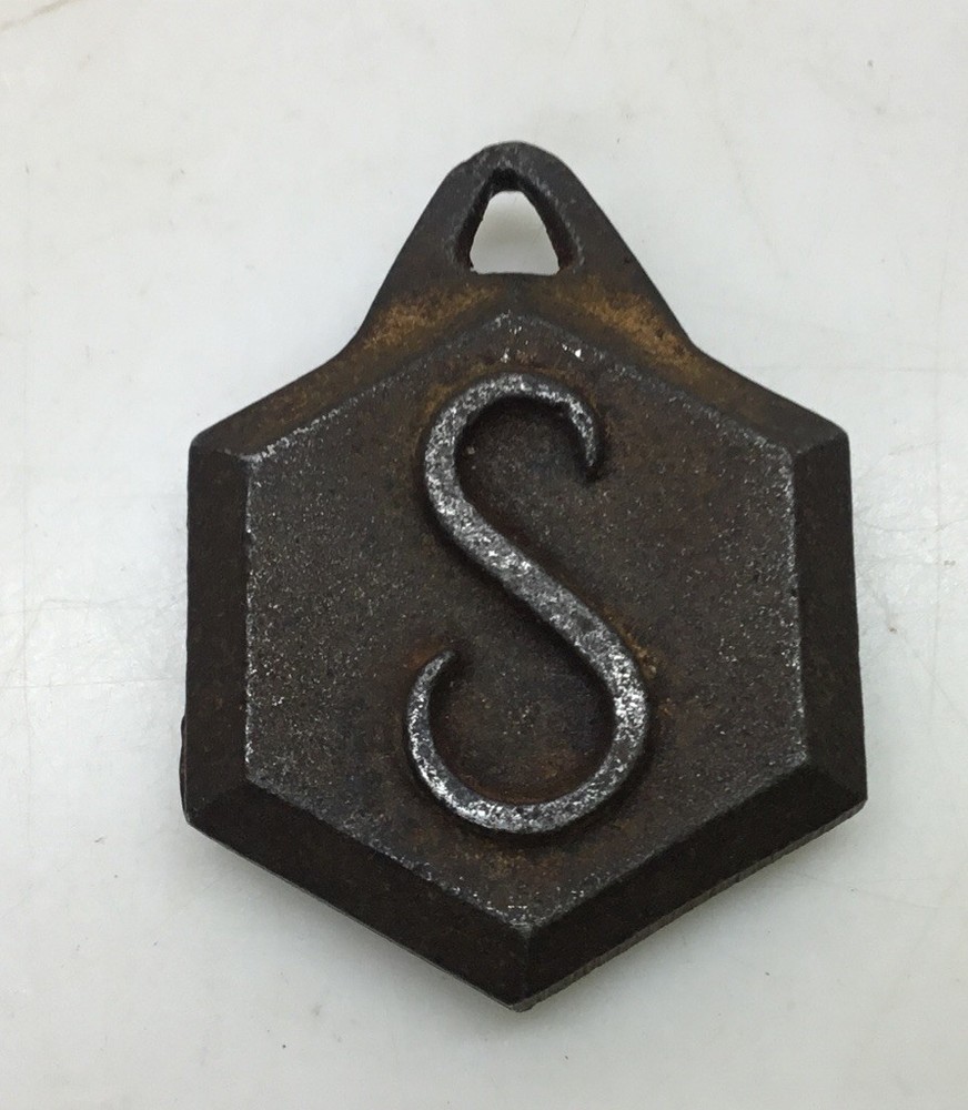 Sessions Clock Pendulum BOB 2.1oz 1 3/8’’ 2 Sided Hexagon Shape…..[B15]
