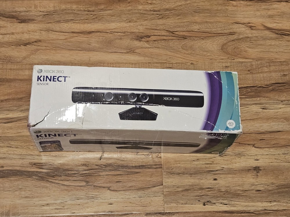 Microsoft Kinect Sensor Bar for Xbox 360 +AC Power Adapter, Dongle & OEM Box