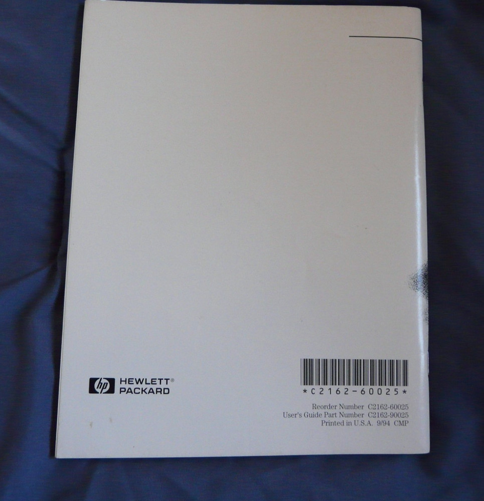 HP Deskjet 540 Printer User's Guide