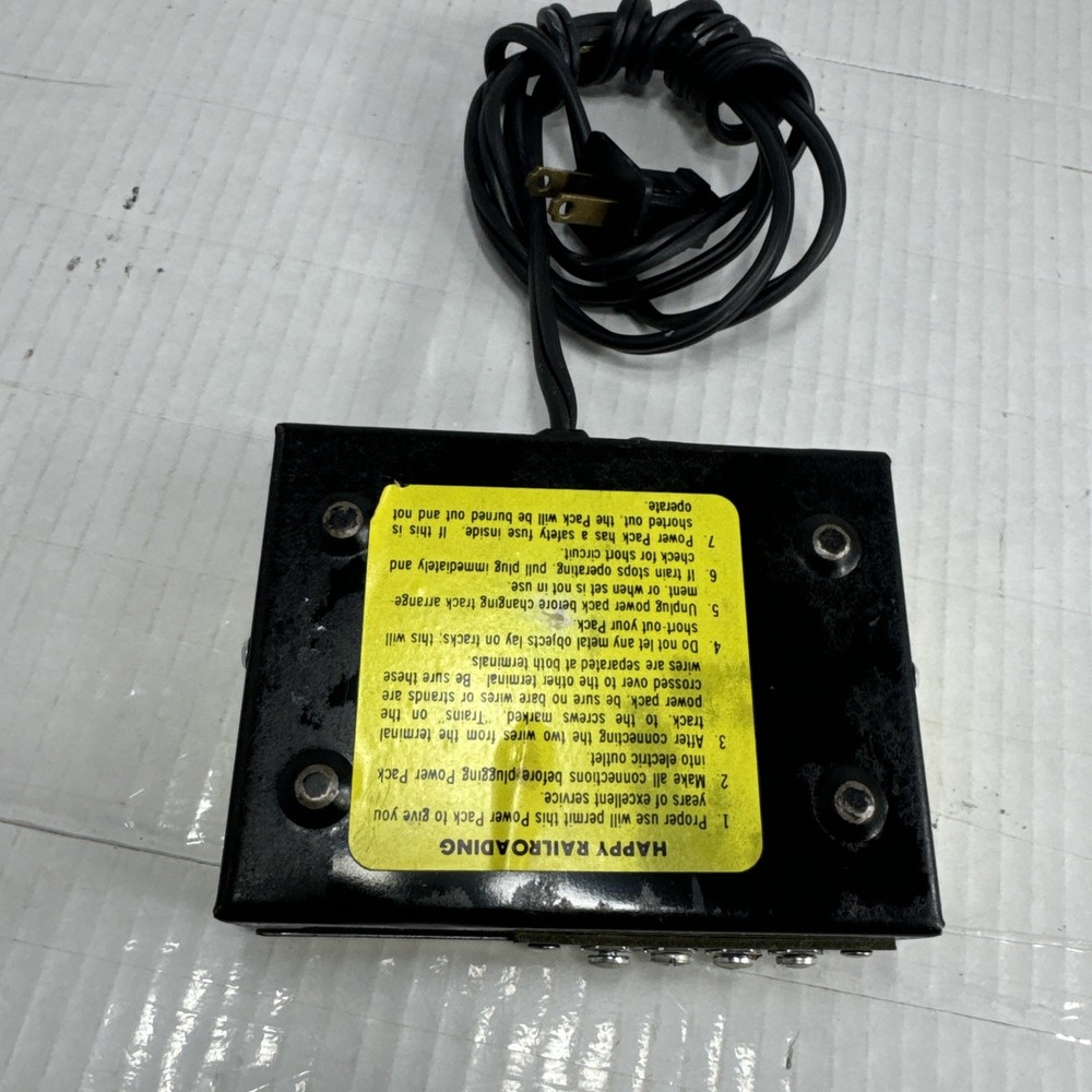 Ahm Thunder Line Ho/ N Scale Transformer, Power Pack For Train Set Layout