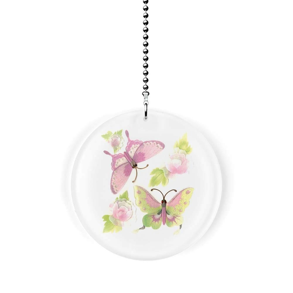 Spring Butterflies Fan/Light Pull