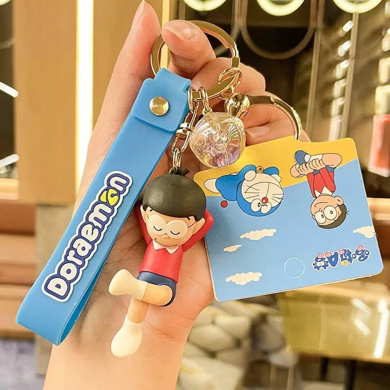 Genuine Doraemon Keychain – Officially Licensed Doraemon & Nobita Charm