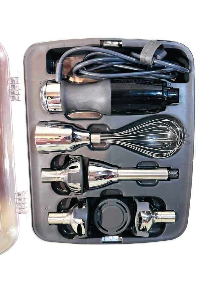 KitchenAid Hand Blender KHB2561 5 Speed Attachments & Storage Case