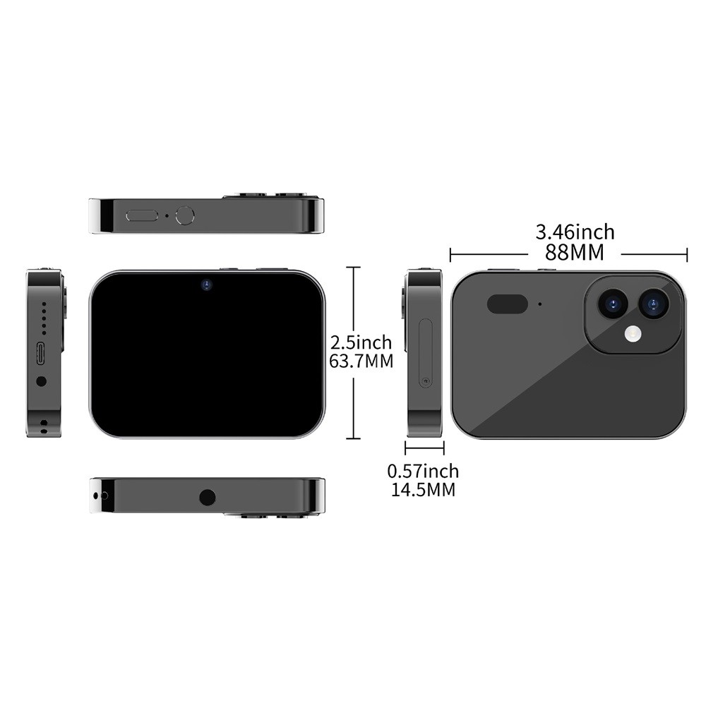 High definition CCD music camera, full touch screen night vision digital camera