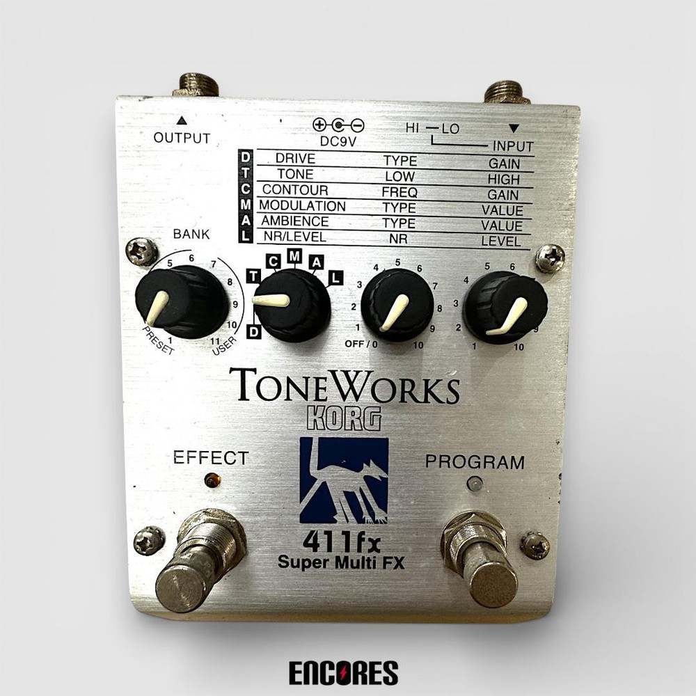 Korg ToneWorks 411fx Super Multi FX Guitar Effect Pedal