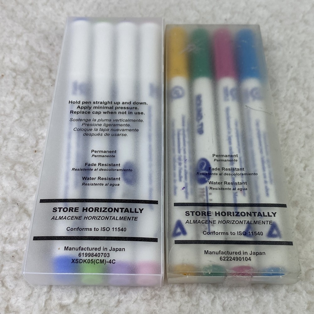 Creative Memories 8pc Lot Scrapbooking Markers Basic ROUND TIP Pastel PEN Fine