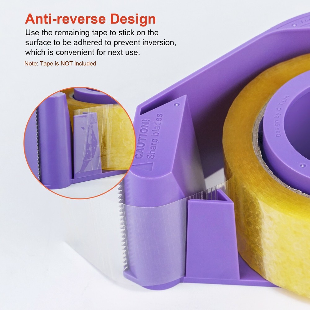LINCO Handheld Packaging Tape Dispenser - Purple