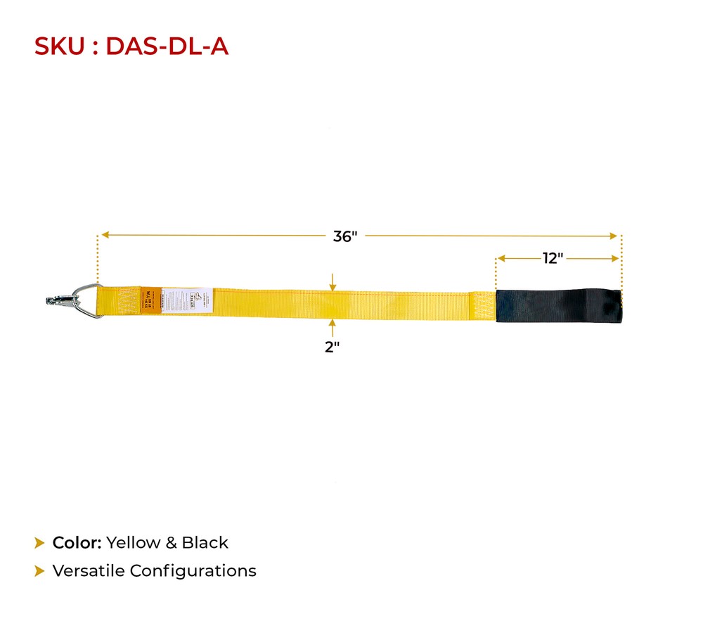 (4 Pack) 12” Single Loop Driver Assist Strap - Heavy-Duty