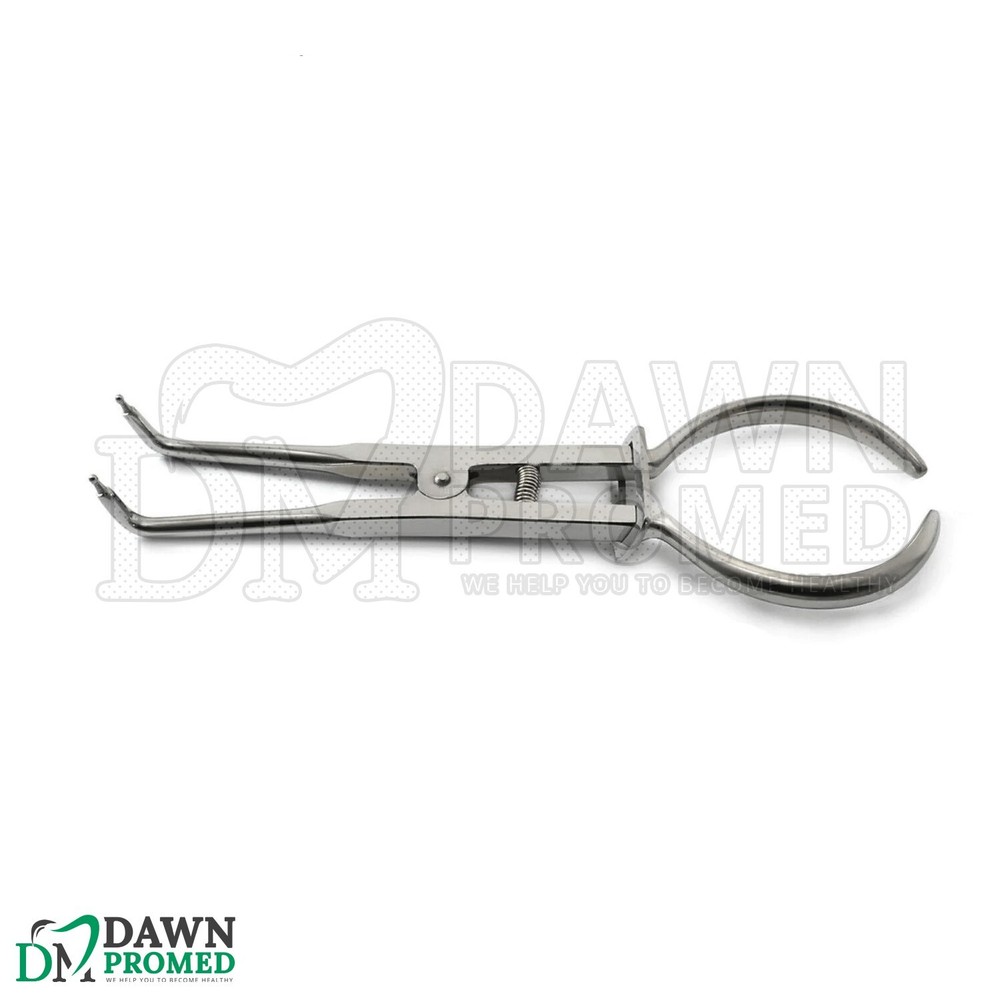 4 Pcs Basic Dental Rubber Dam Ainsworth Punch Stoke Clamp Forceps & Frames Set