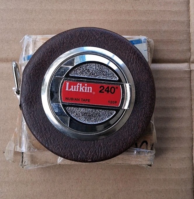 Lufkin 120PN Steel Diameter Tape Measure: 1/64" Grad, 3/8" Wide, 240" Measure